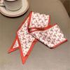 Multifunctional Flower Printed Hair Band Headwear Scarves 6.5cm*90cm
