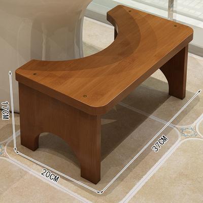 Notslip Bathroom Toilet Stool Upgrade Bamboo Squatting Toilet Stool for Adult Children Bathroom Potty Stool Easy To Use Portable