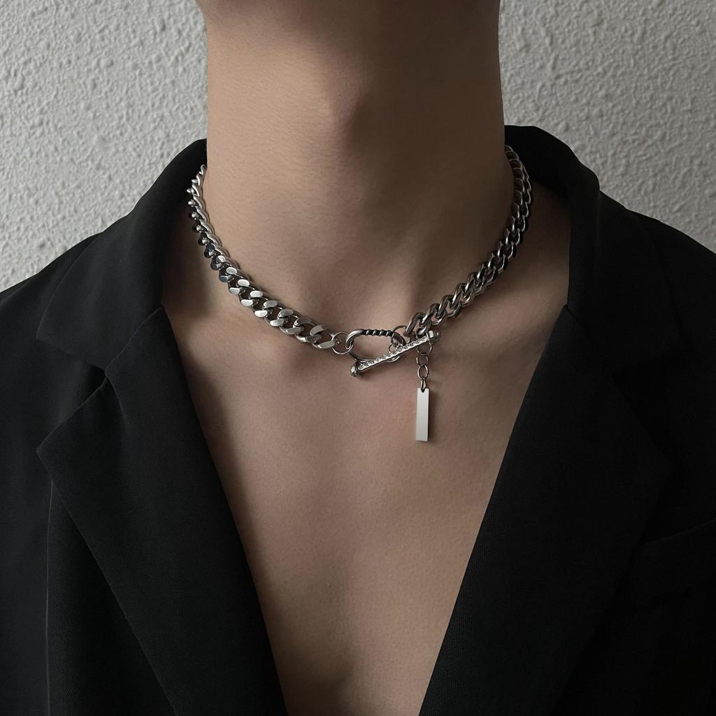 European and American Jewelry Cuban Necklace Men's High Street Thick Chain Necklace Ins High-end Versatile Accessories Women 2026
