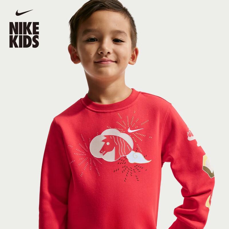 Nike Year of the Horse  Unleashed  Toddler Fleece Crew Neck Sweatshirt 130 L
