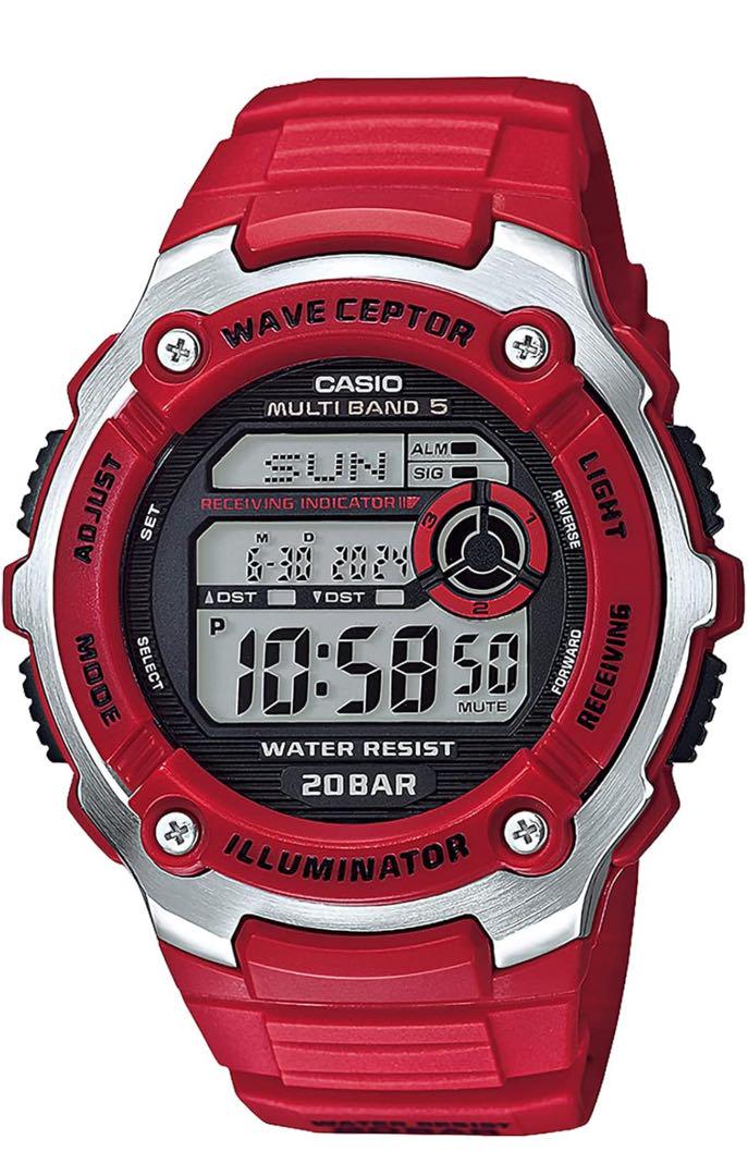 

[USED] Casio WV-200R-4A1F Digital Watch, Red, Box Damaged