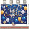 Party Backdrop Flat Feliz Cumpleaos Events Wedding Coming Ceremony Four Season Photo Booth Background Front Door Decor