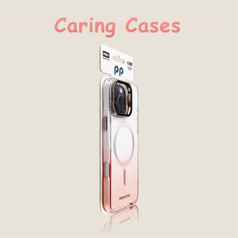 

For iPhone 17 Pro Max Case Ombre Purple-Yellow Magnetic Shockproof Compatible with iPhone 16 15 14 13 iPhone17 Pro Max
