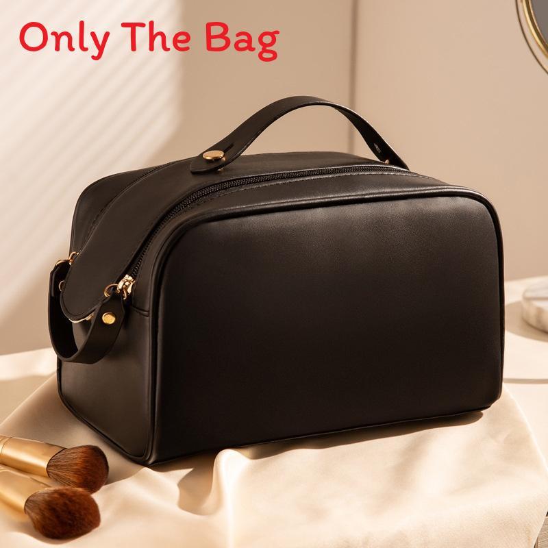Style High Capacity Portable Pu Makeup Organizer For Travel And Home Use