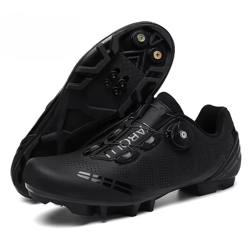 Cycling Shoes MTB Men Self-Locking Road Bike Shoes Speed Sneakers Racing Riding Boots Women SPD Pedal Mountain Bicycle Footwear
