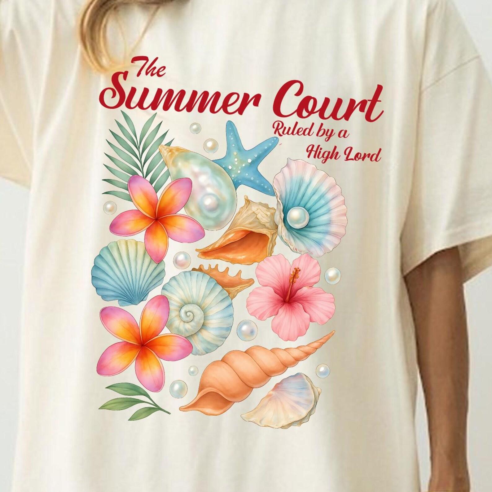 ACOTAR Summer Court TShirt, High Lord Court Of Mist And Fury Shirts, Bookish Gift, Court Of Dreams, City Of Starlight Acotar S