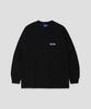 DOLPHIN WAVE APPAREL Dolphin Arch Logo Long Sleeve T-Shirt Black