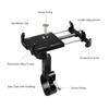   Anti-slip     Phone Holder Mount Aluminum Bike Handlebar Mobile Phone Holder Handlebar Clip Stand for 3.5-6.2inch Smart Mobile Phon