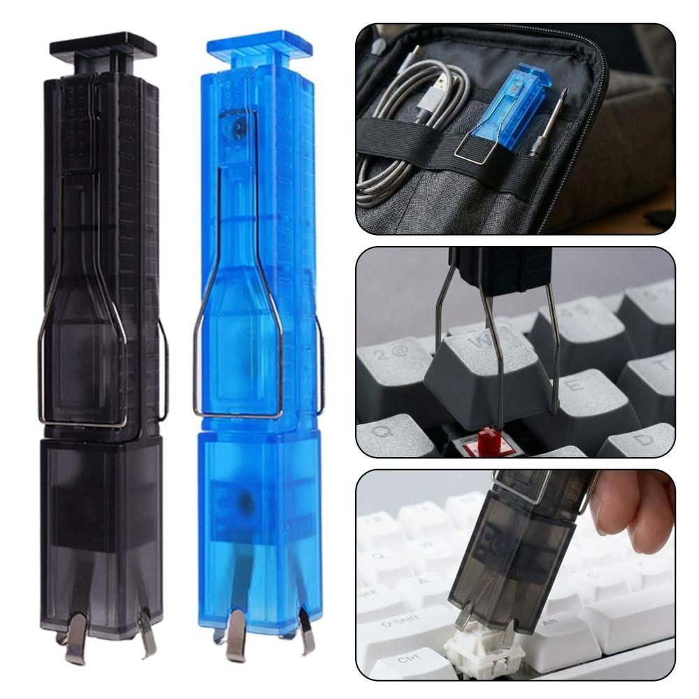 2 In 1 Keycaps Puller Remove and Replace Multifunctional Switch Puller Disassembly Tool Mechanical Keyboards Remover Tool