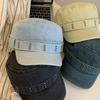 Rivet Flat Top Hat Y2k Cadet Cap Fashion Peaked Cap  Outdoor
