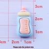 Graduated Baby Bottle Charms: Cartoon DIY Resin Ornaments for Crocs and Crafts