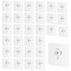 Strong Adhesive Seamless Sticky Wall Hook Nail Punch Mounting Rack Pendant Paste Screw Rod No Trace Wall Hook Nail30pcs