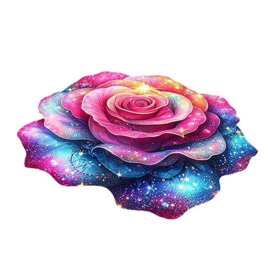 3D Flower Floor Mat Realistic Rose Lotus Area Rug Anti-Slip Decorative Flower Bathroom Rug for Living Room Bedroom Kitchen