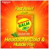 Baidyanath Balm 8ml Pack of 5 | Fast Absorbing Pain Relief for Headache, Bodyache, Cold, Muscle and Joint Care