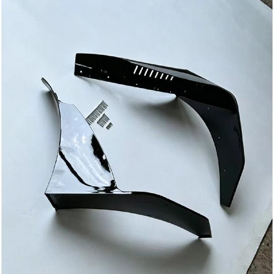 For 14-17 Chevrolet, Corvette C7 Modified Segmented Front Lip Corner Wrapping Original Car Non-destructive Installation