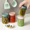 Kitchen Sealed Jar Coffee Bean Storage Bottle Kitchen Food Grain Tea Glass Jar Fresh Storage Jar Oats Grain Storage Jar Bottle