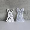 Hollow Bunny Plaster Drop Glue Mold Cartoon Rabbit Lamp Box Mold  Easter Ornament