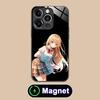 Angel Mahiru Shina Phone Case for iPhone 17 16 15 14 13 12 11 Air Pro Max Plus Mini Glass MagSafe Cover