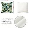 Vintage Fern Leaf Throw Pillow Covers Pattern Cushion Cover Suitable For Sofa Bedroom Car Pillow Cover