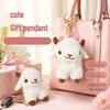 Soft Plush Lamb Keychain Pendant - Cute Xinjiang Lamb Doll Ornament for Bags, Small Gift Idea