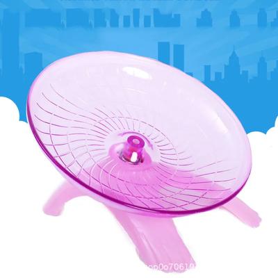 Pet Hamster Flying Saucer Exercise Squirrel Wheel Hamster Mouse Running Disc Rat Toys Cage Small Animal Hamster Accessories