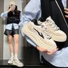 Spring and Autumn New Sports and Leisure Ins Platform Leather Single Shoes Board Shoes
