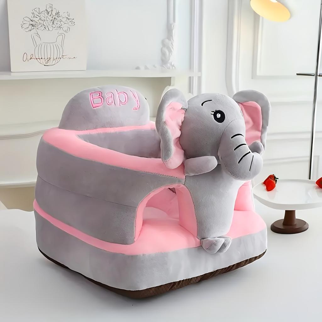 1pc Adorable Cartoon Youngsters Sofa Chair - Soft Cotton, Thickened & Sturdy for Youngsters's Safe Learning To Sit & Play - Portable, Easy To Assemble