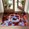 Trabzonspor FC Design Kristall-Samt-Teppich Weiche Dekorationsmatte für Schlafzimmer Eingang