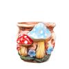 Mushroom Stoneware Succulent Flower Pot Living Room Decoration Planter Vintage Handicrafts Bonsai Pots Fairy Garden Personality