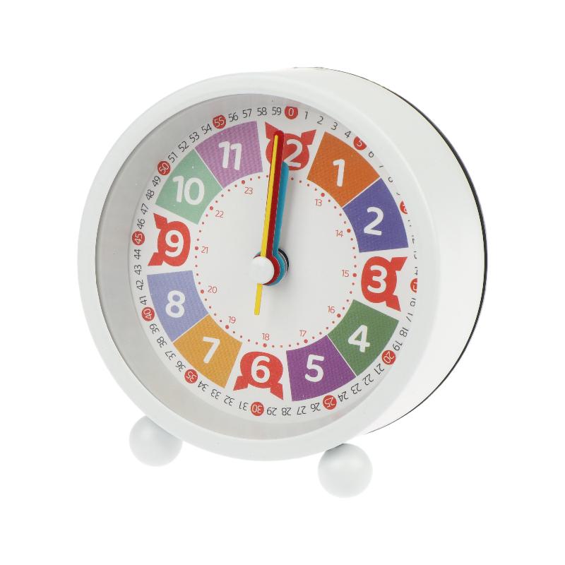 Kids Learning Alarm Clock Cute Colorful Silent Wake Up Clock for Children Bedroom Home Portable Travel Use