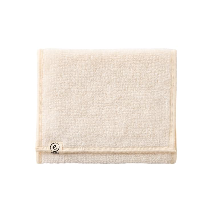 

Imabari Towel Pocket Handkerchief Sanitary Pouch Kids Ladies emoka (Natural)