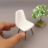 1/2Pcs 1/12 Dollhouse Simulation Mini Chair Model Dollhouse Furniture Decoration Toy Dolls House Micro Scene Construction Props