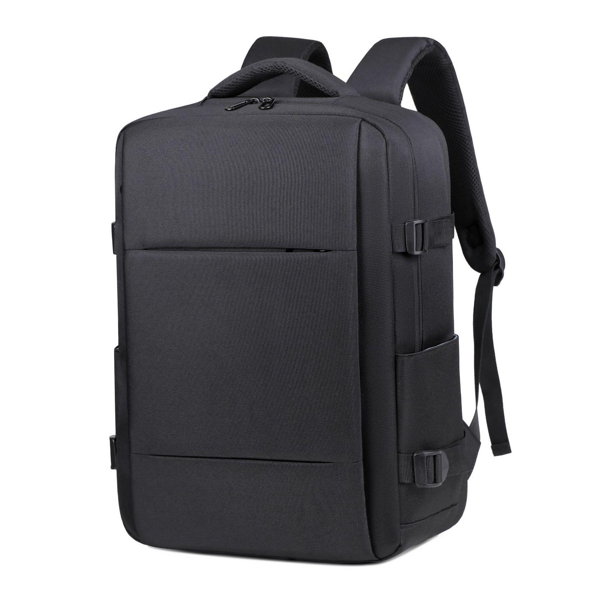 

Expandable USB Charging Laptop Backpack for Students серый