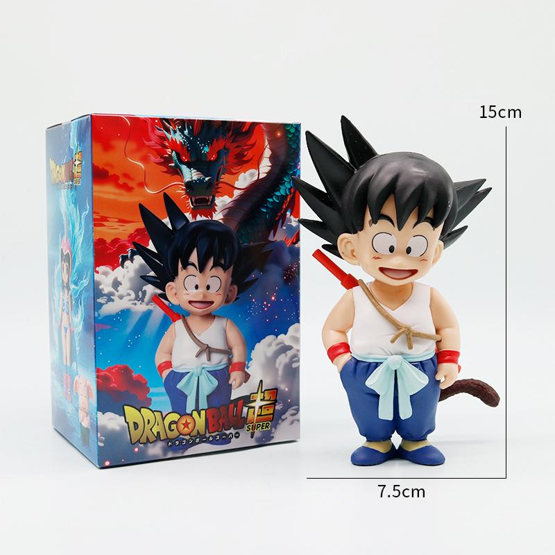 Hot Anime Dragon Ball Super Figure Son Goku/krillin/Bulma Action Figural PVC Toys  Playsets Desktop Statue Collection Decoration Doll Gift Presents
