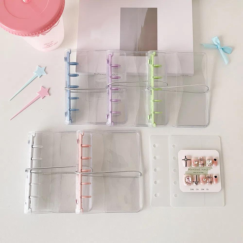 

DIY Nails Album False Nails Display Board Transparent Korean Nails Display Protector Home Decor зелений