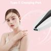 Ultrasonic Skin Scrubber Red Blue Light Deep Face Cleaning Peeling Blackhead Remover Facial Shovel Cleanser Lifting Skin Care