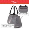 Tote Made In Bincho Charcoal Cat Owl Japanese Birthday [creareki] Women's Bag, Small, Lightweight, Japan, Ink, Dyed, Pattern, Pattern, Embroidery,