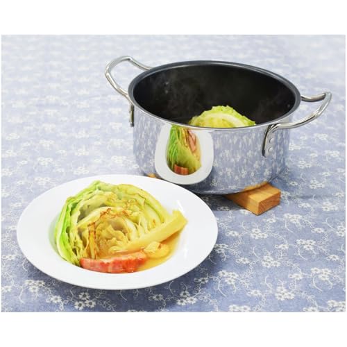 Urushiyama Metal Industry Duo IH Double-Handled Pot, 22cm, DUO-22W