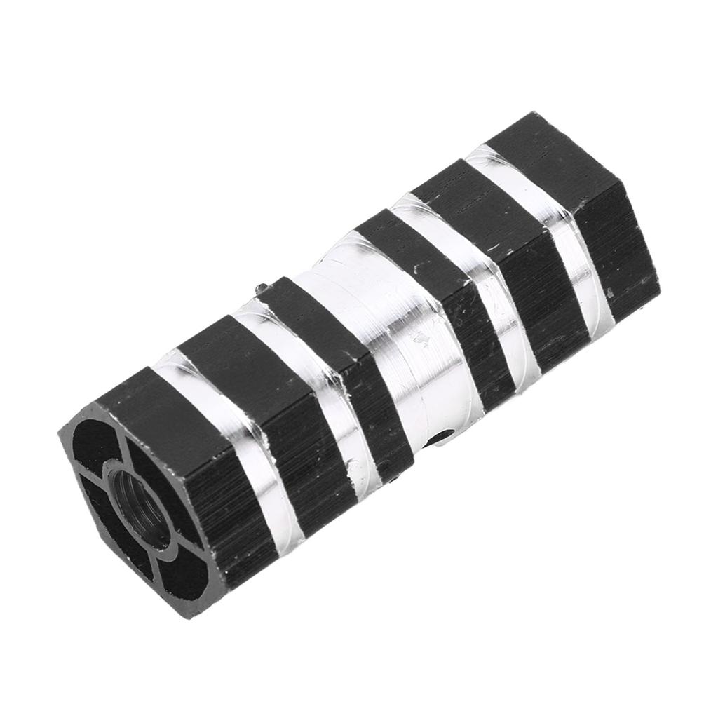 1 Paar Fahrradpedale Achse Fußstütze Stifte Rutschfest Hintere Fußpedale für Mountainbiking Sechseckig