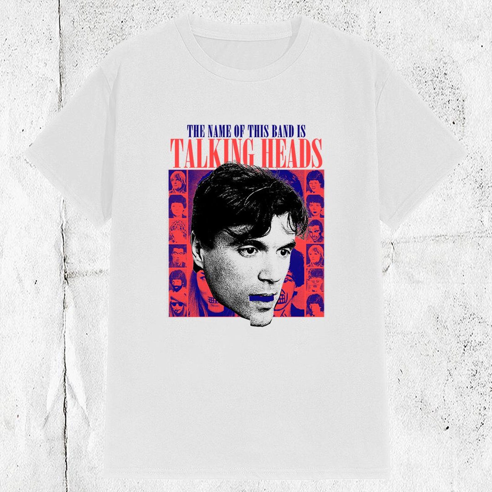Vintage 80s 90s Talking Heads Band T shirt M