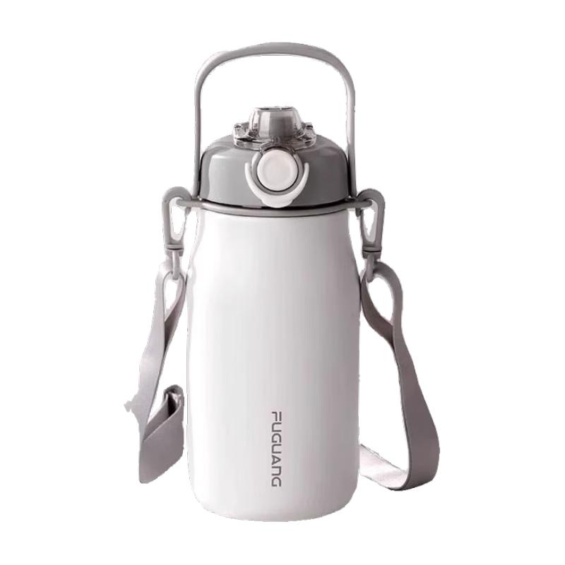 Fuguang Large Capacity 316L Stainless Steel Insulated Straw Bottle