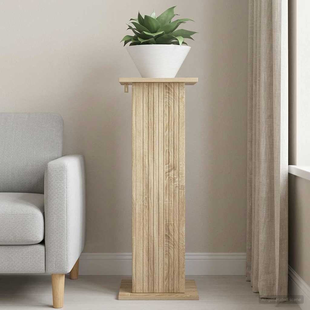 Plant Stand Sonoma Oak 30.5 x 30 x 80.5 cm Engineered Wood