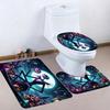 Disney Jack Badezimmer-Vierteiler-Set - Avantgardistischer Wasserdichter Duschvorhang, zur Schaffung eines kompletten Badezimmer-Kits