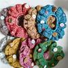 Handmade Korean Style No-Tangle Crochet Hair Scrunchies - Sweet and Fresh Women's Hair Accessories