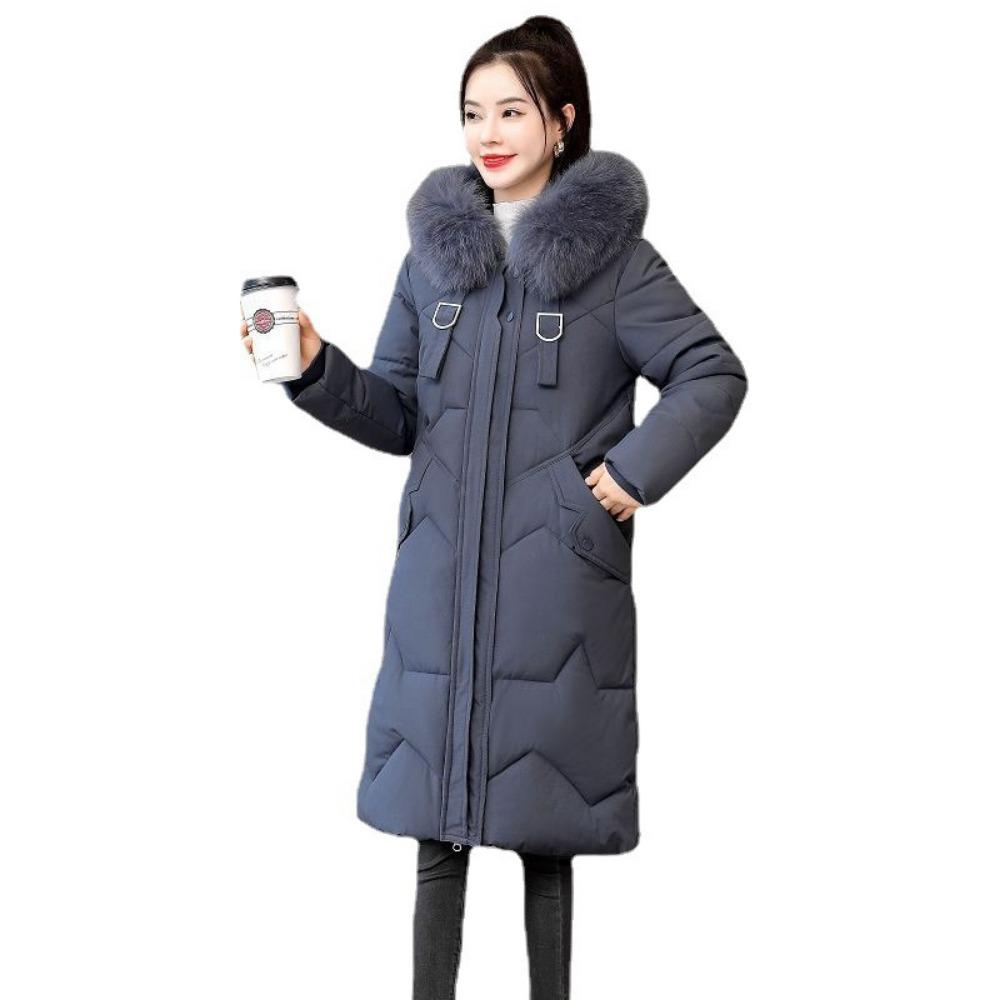 New Fat Mm100kg Fattened Plus Size Cotton-padded Coat Medium and Long Winter Coat