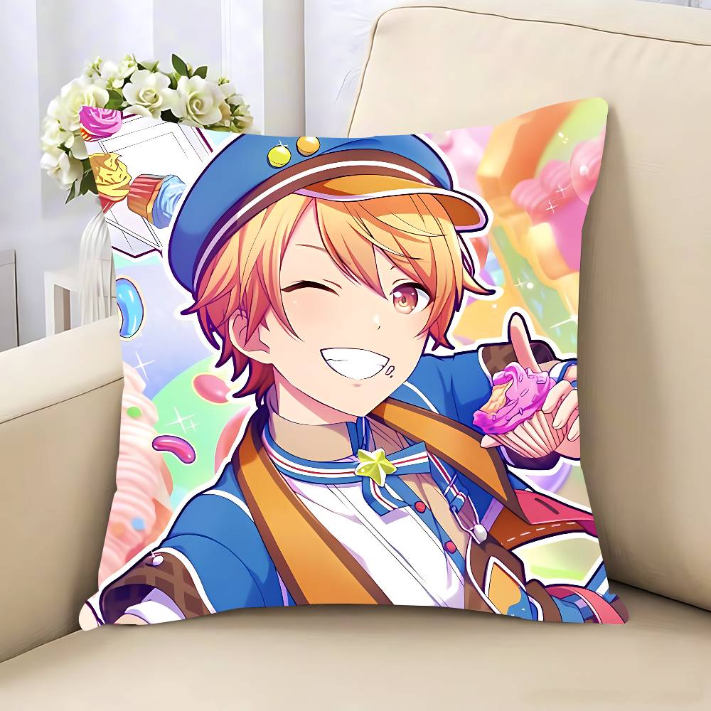 Tenma Tsukasa Cartoon Pillow Case Removable Washable Cushion Cover – All-Season Soft Linen