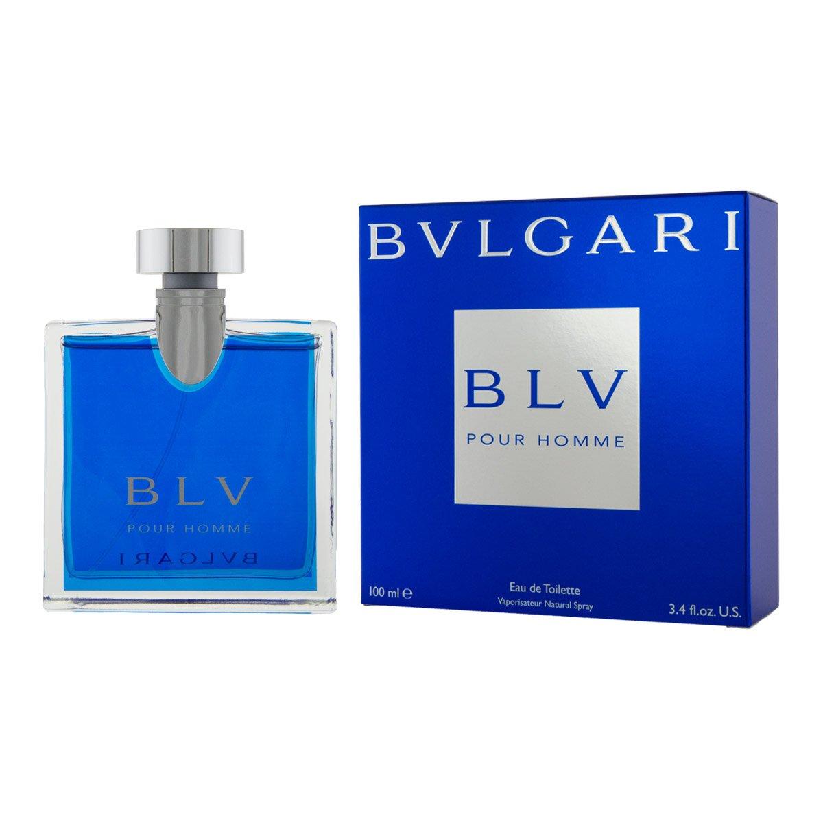 Bvlgari Men s BLV Pour Homme EDT Spray,Blue,3.4 oz 100ml