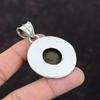 American Dichroic Glass Pendant Original Gemstone Jewelry 925 Sterling Silver Pendant Handmade Amazing Jewelry Vintage Pendant Gift For Wife
