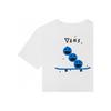 Vans X 275C Collaboration American Vintage Cartoon Smiley Letter Print Short Sleeve T-Shirt Unisex T-Shirts White VN0A7TQVWHT