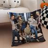 Heißer K-Pop-Stil C-Cortis Sänger Kissenbezug Milbendichter Kissenbezug Versteckter Reißverschluss Seidiger Kurzer Plüsch Sofakissenbezug